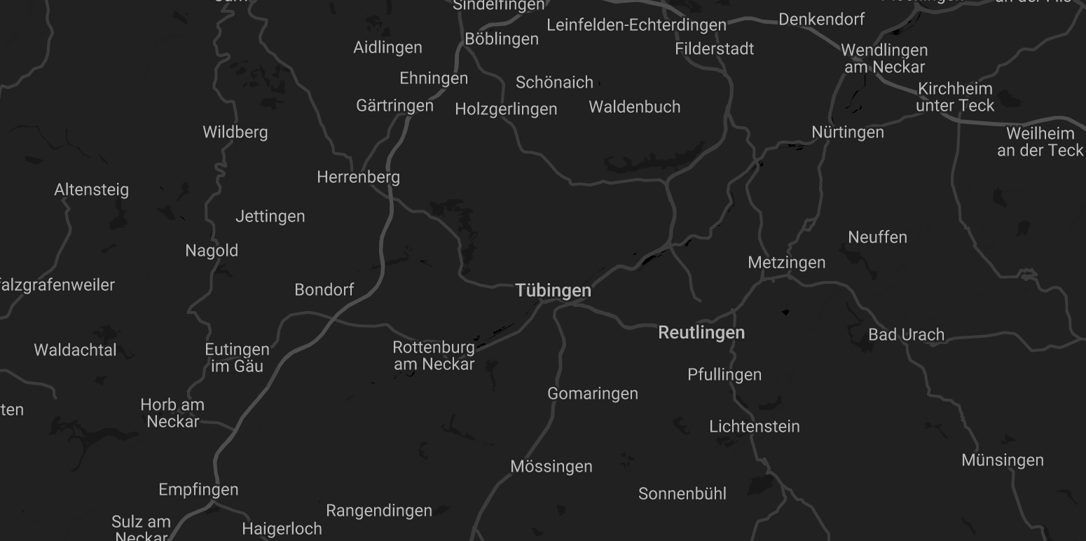 Map of Baden Württemberg